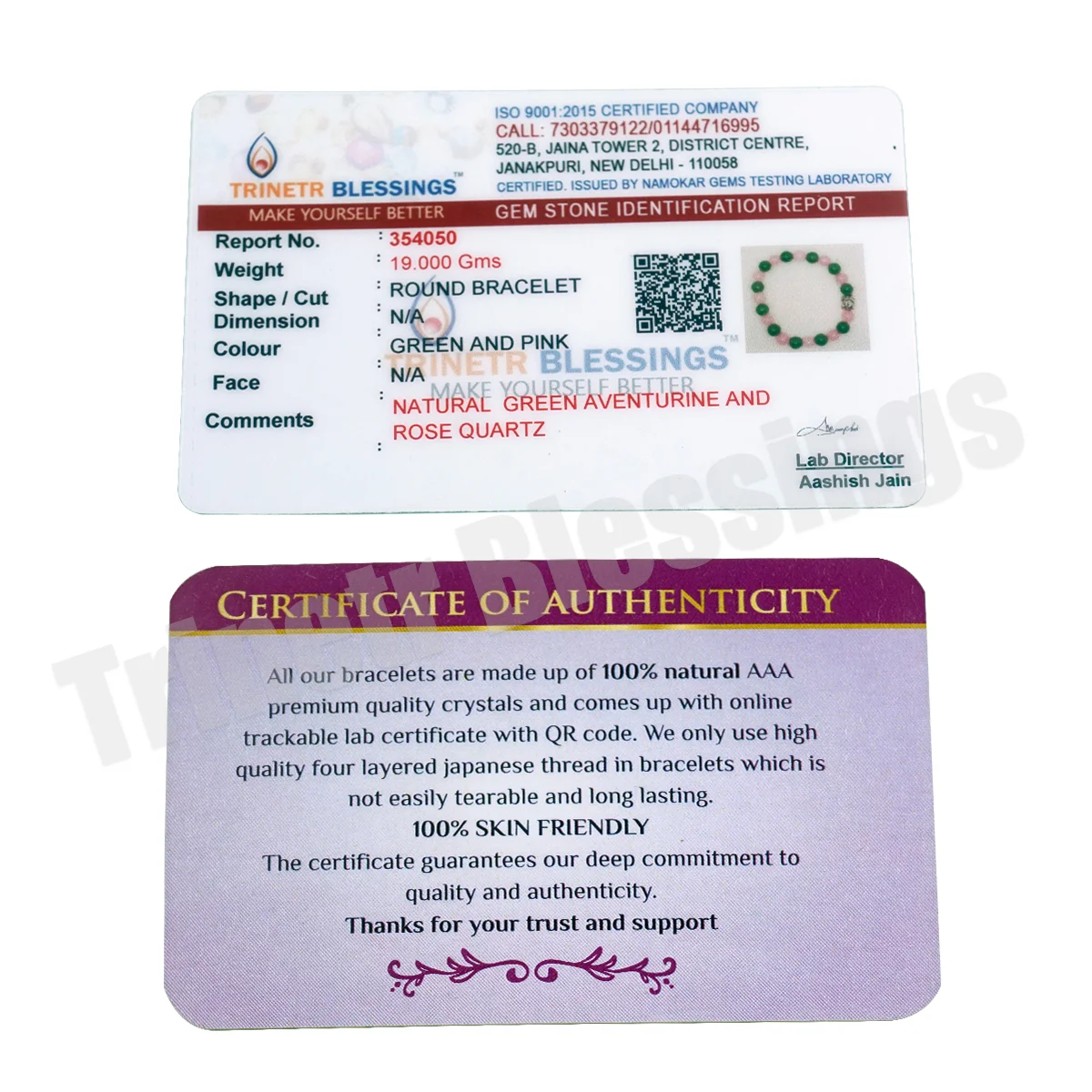 Green Aventurine & Rose Quartz - Image 4