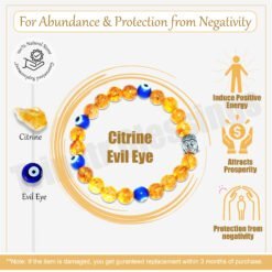Citrine Evil Eye