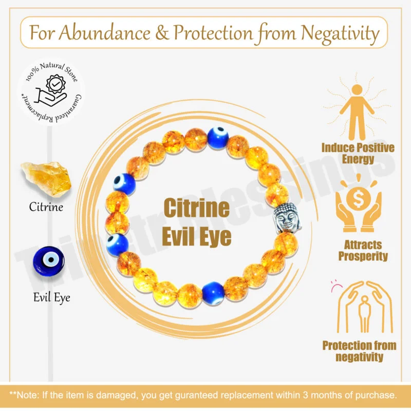 Citrine Evil Eye