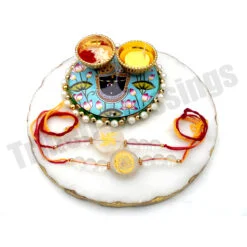 Clear Quartz Rakhi