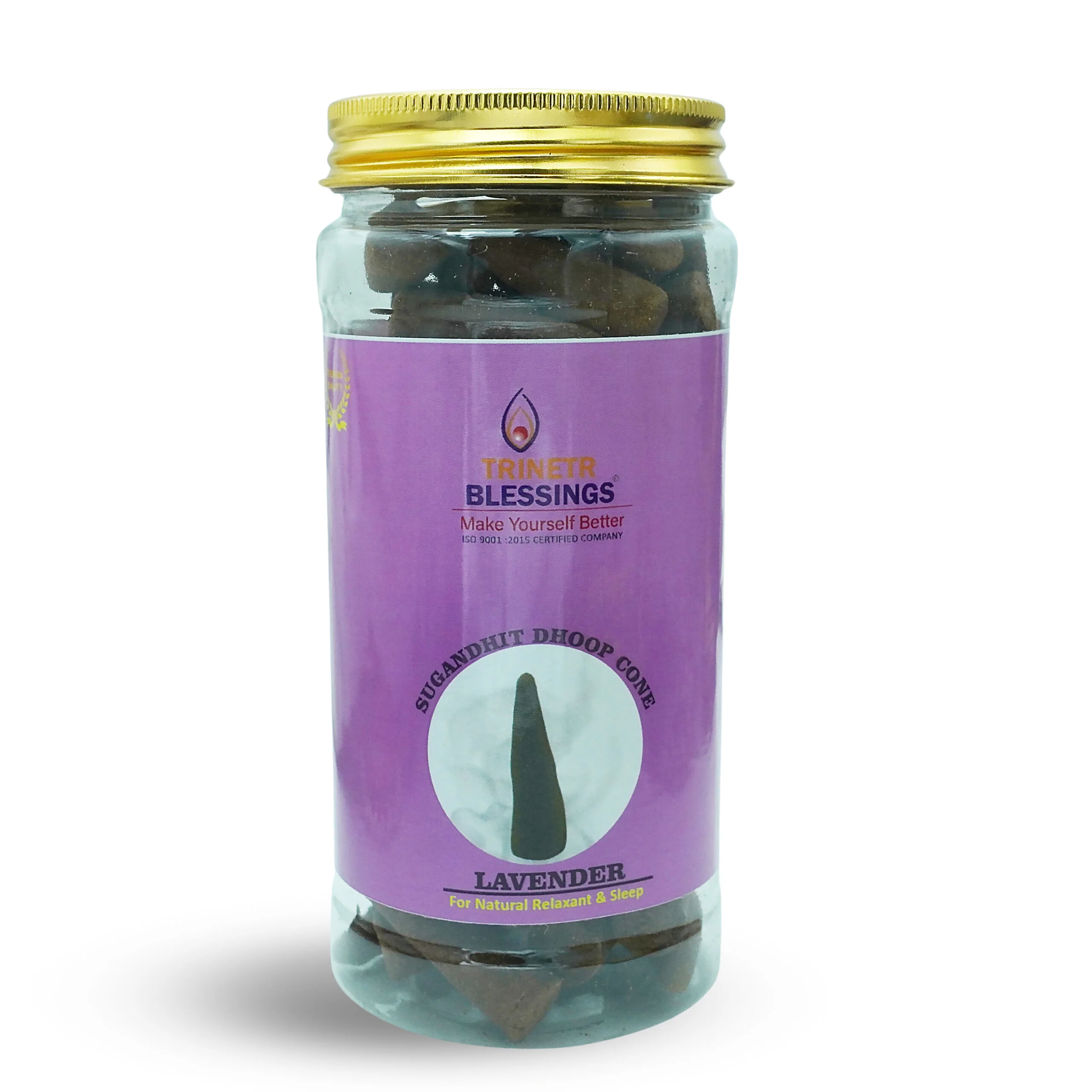Lavender Dhoop Cones (Pack of 2) - Image 3