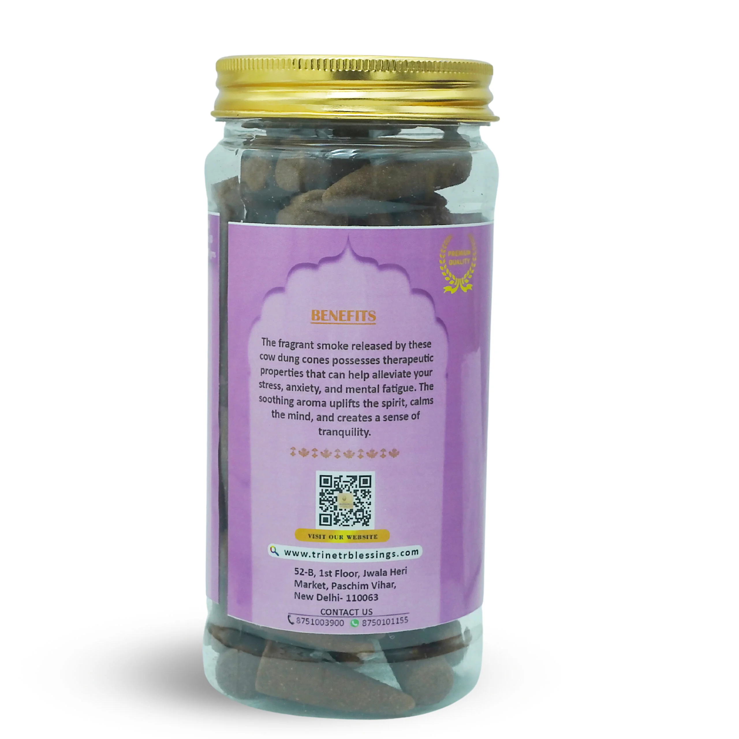 Lavender Dhoop Cones (Pack of 2) - Image 5