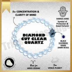 Diamond Cut Clear Quartz